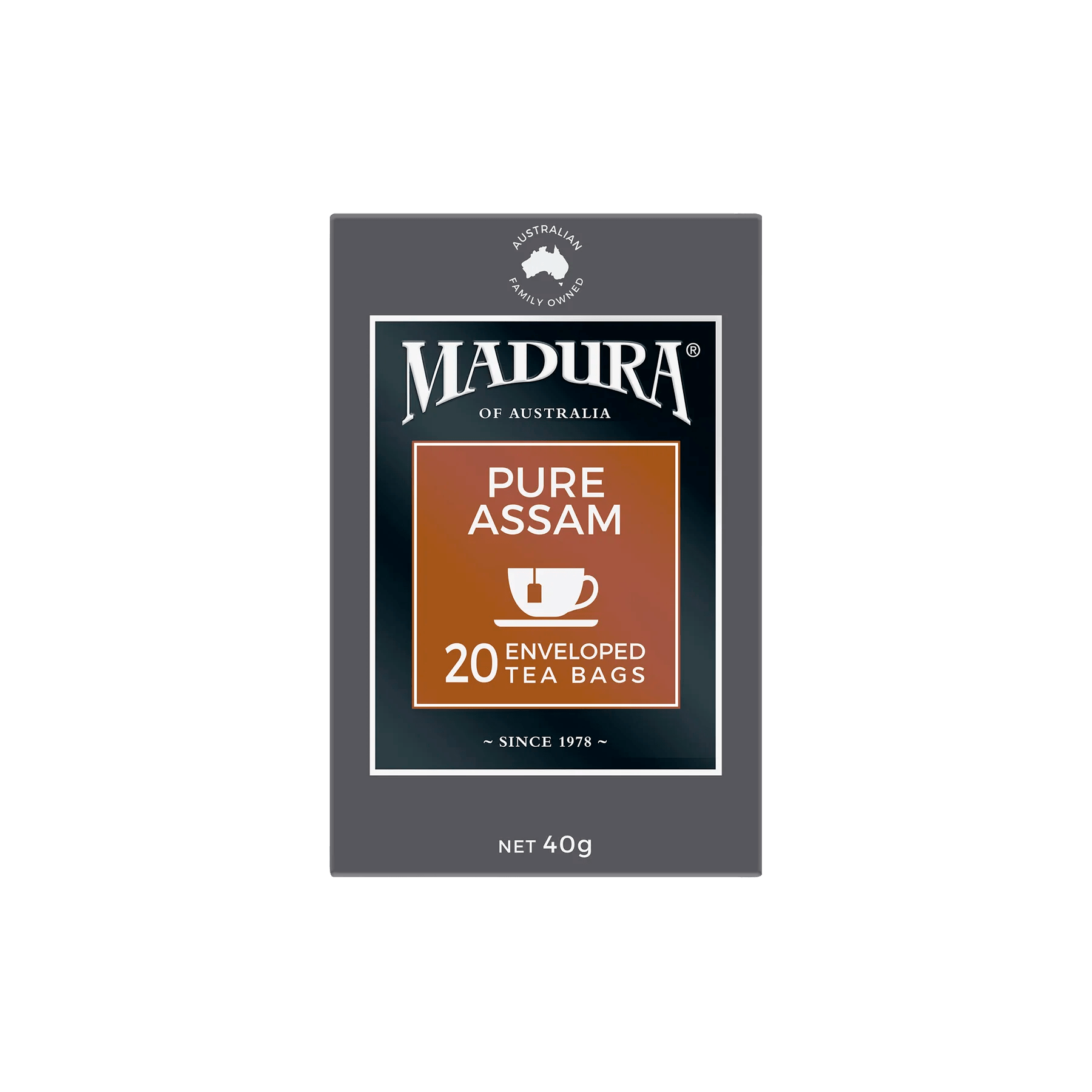 Pure Assam 20 Enveloped Tea Bags - Madura Tea