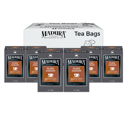 Pure Assam 20 Enveloped Tea Bags - Madura Tea