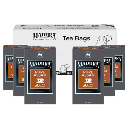 Pure Assam 50 Tea Bags - Madura Tea