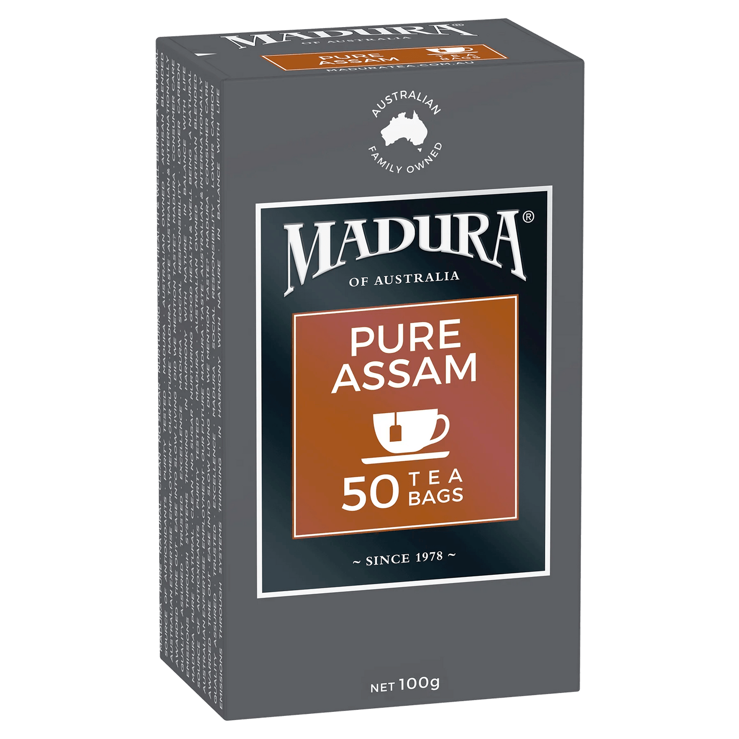 Pure Assam 50 Tea Bags - Madura Tea