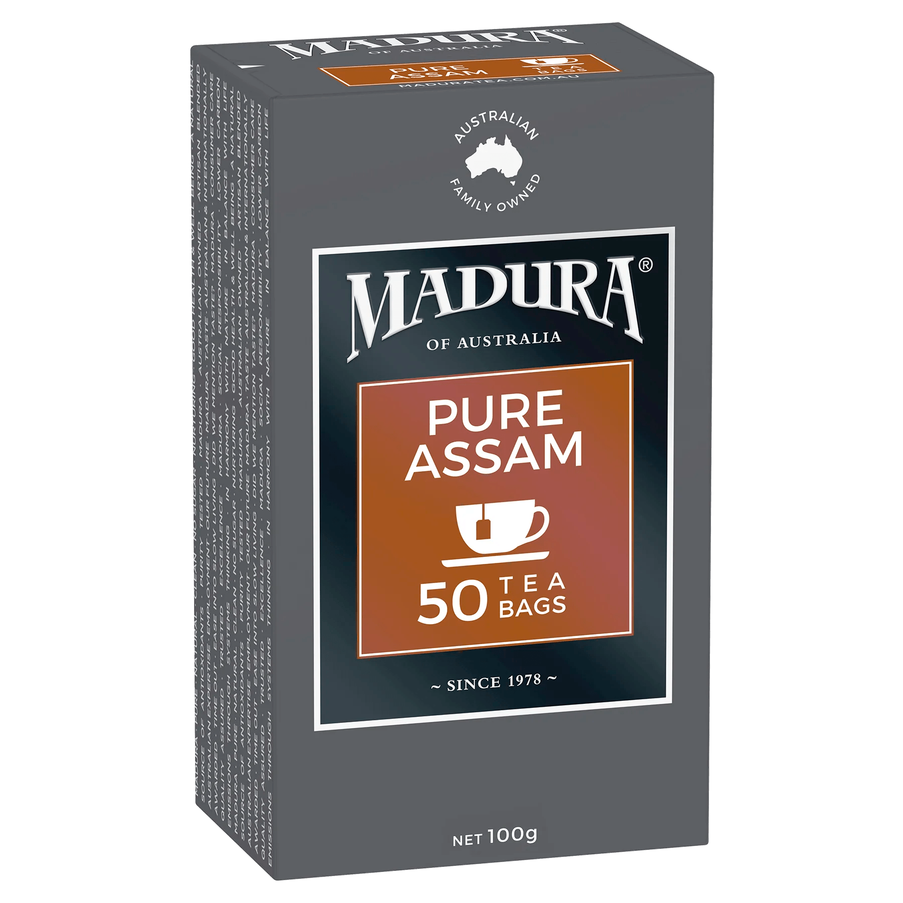 Pure Assam 50 Tea Bags - Madura Tea