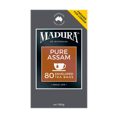 Pure Assam 80 Enveloped Tea Bags - Madura Tea