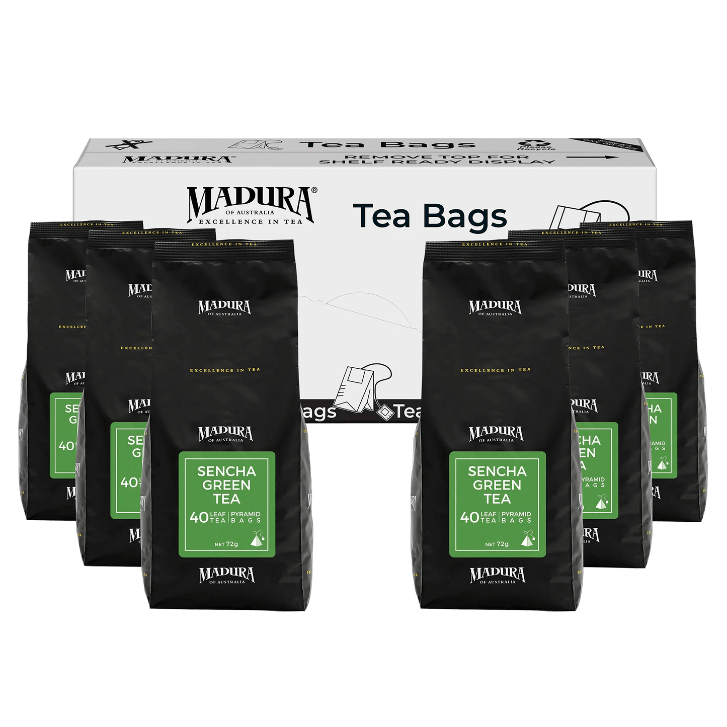 Sencha Green 40 Leaf Infusers Refill Pouch - Madura Tea