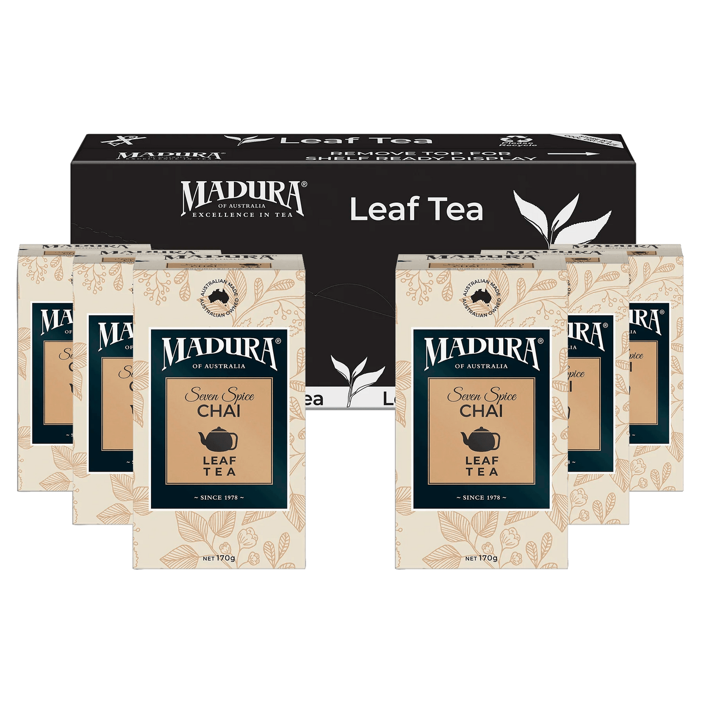 Seven Spice Chai 170g Leaf Tea - Madura Tea
