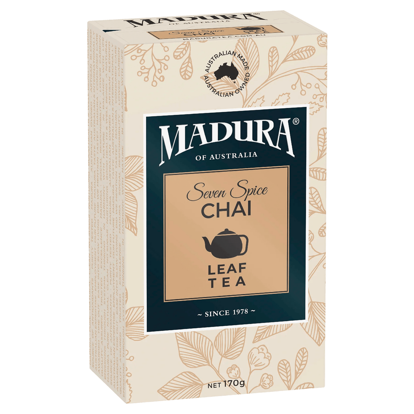 Seven Spice Chai 170g Leaf Tea - Madura Tea