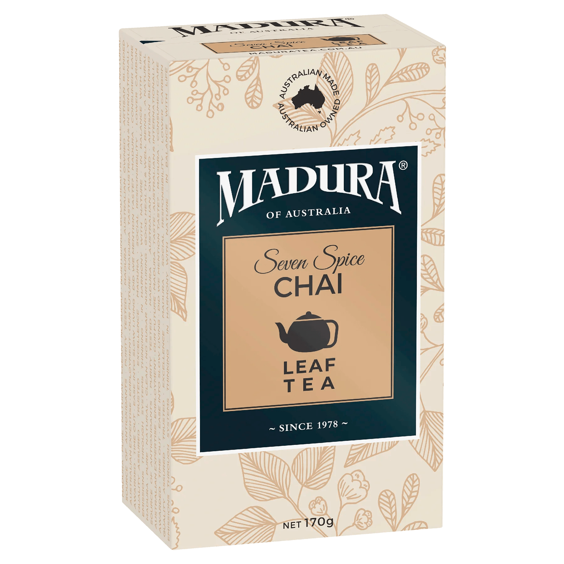 Seven Spice Chai 170g Leaf Tea - Madura Tea