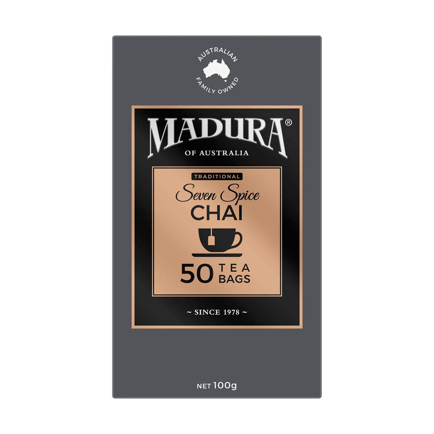 Seven Spice Chai 50 Tea Bags - Madura Tea