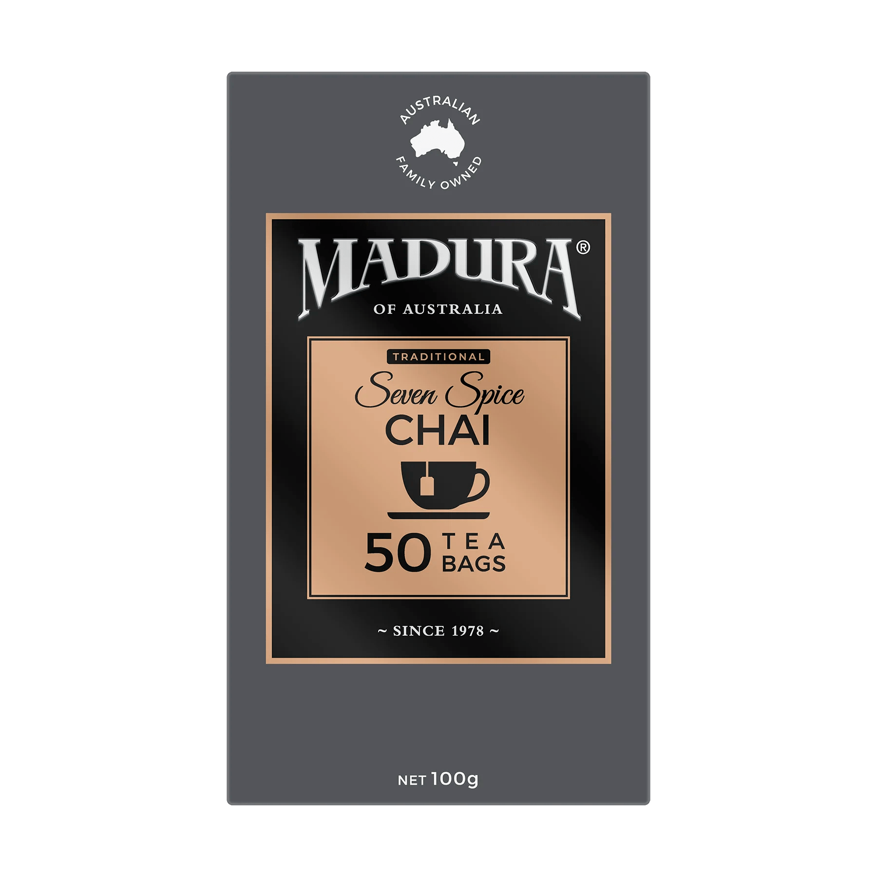 Seven Spice Chai 50 Tea Bags - Madura Tea