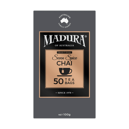 Seven Spice Chai 50 Tea Bags - Madura Tea