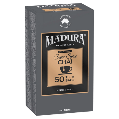 Seven Spice Chai 50 Tea Bags - Madura Tea