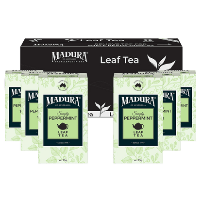 Simply Peppermint 75g Leaf Tea - Madura Tea