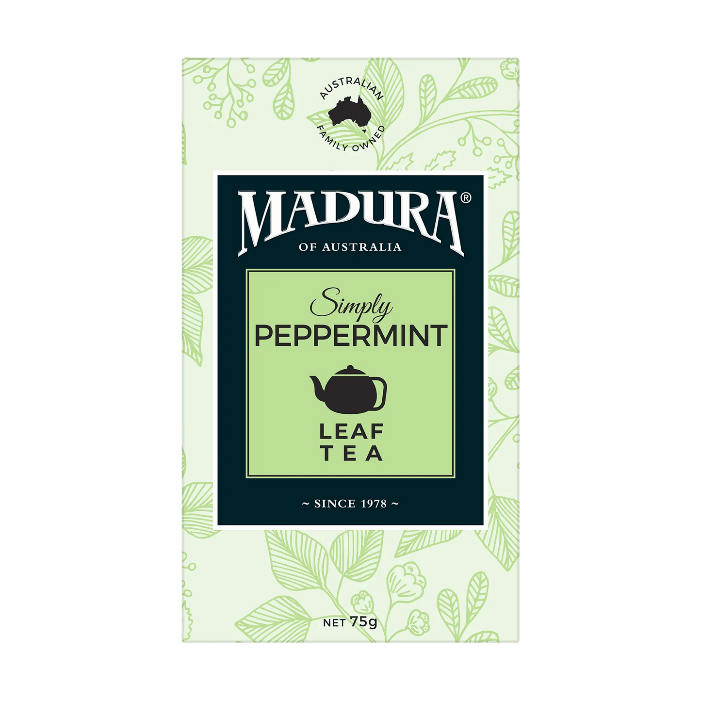 Simply Peppermint 75g Leaf Tea - Madura Tea