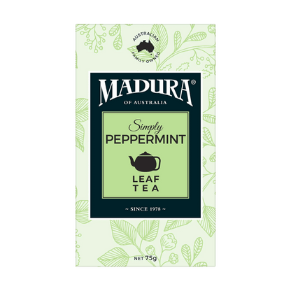 Simply Peppermint 75g Leaf Tea - Madura Tea