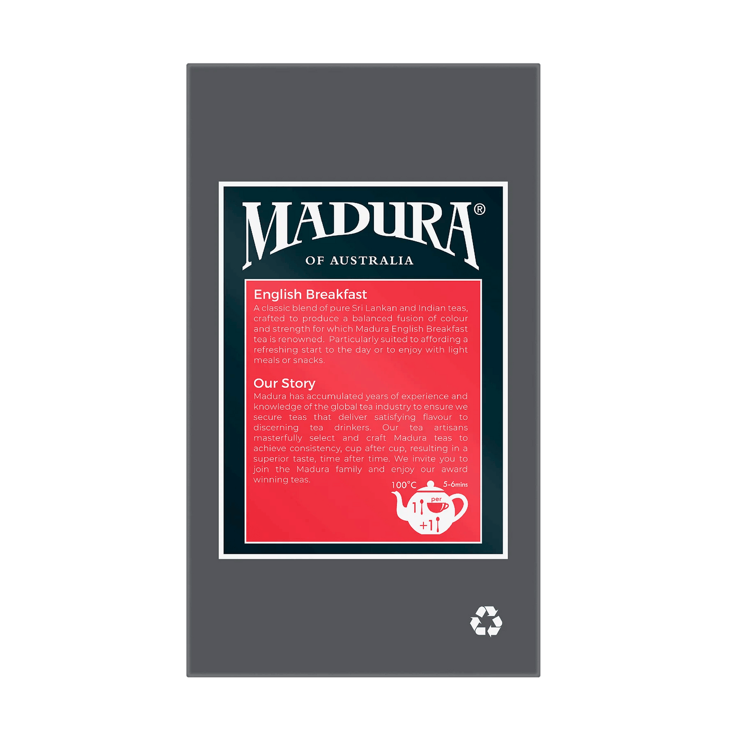 English Breakfast 200g Leaf Tea - Madura Tea Estates