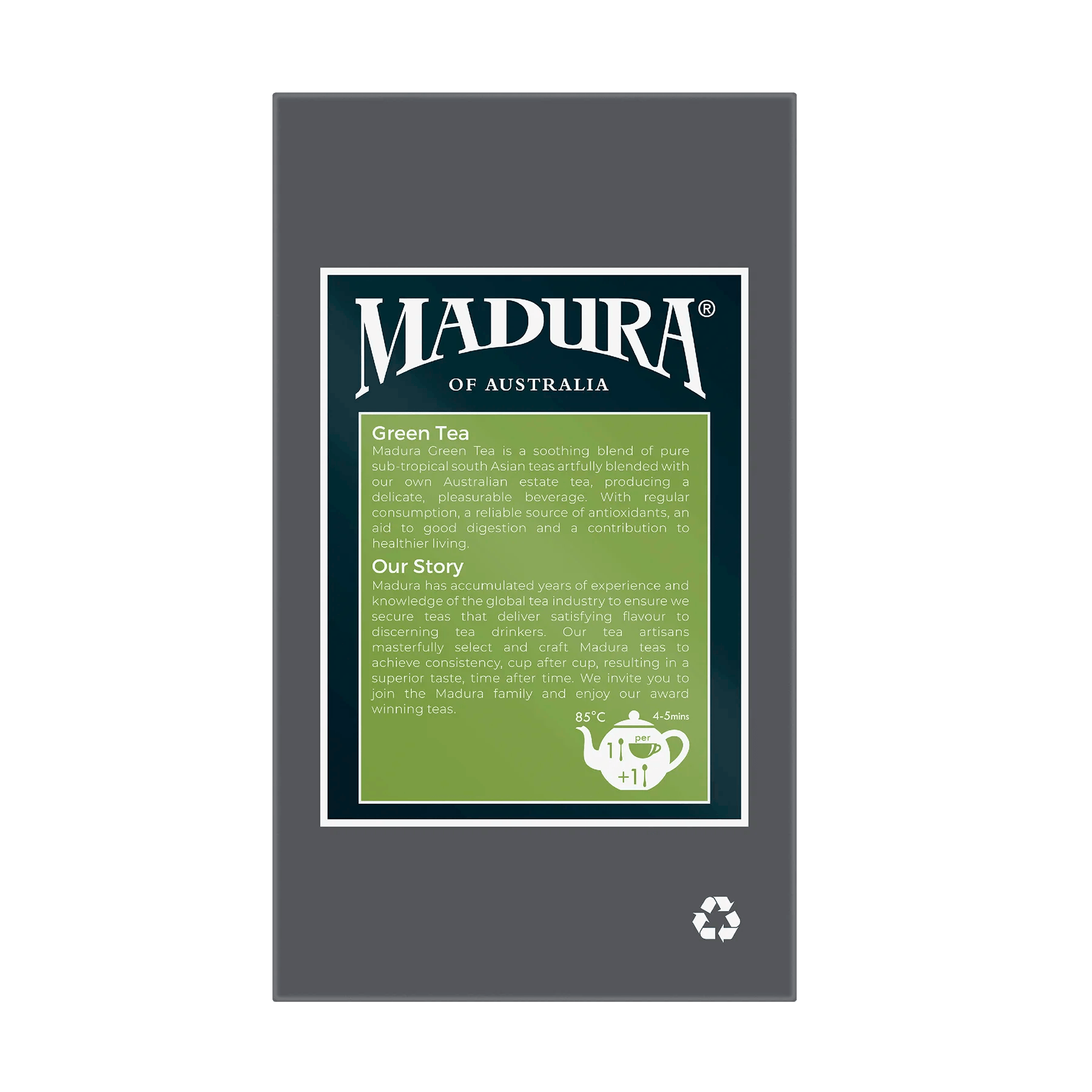 Green Tea 175g Leaf Tea - Madura Tea Estates