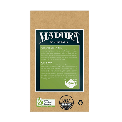 Organic Green 150g Leaf Tea - Madura Tea Estates