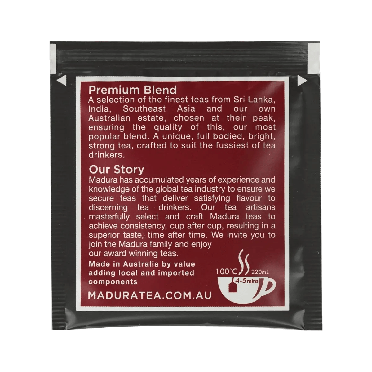 Premium Blend 20 Enveloped Tea Bags - Madura Tea Estates