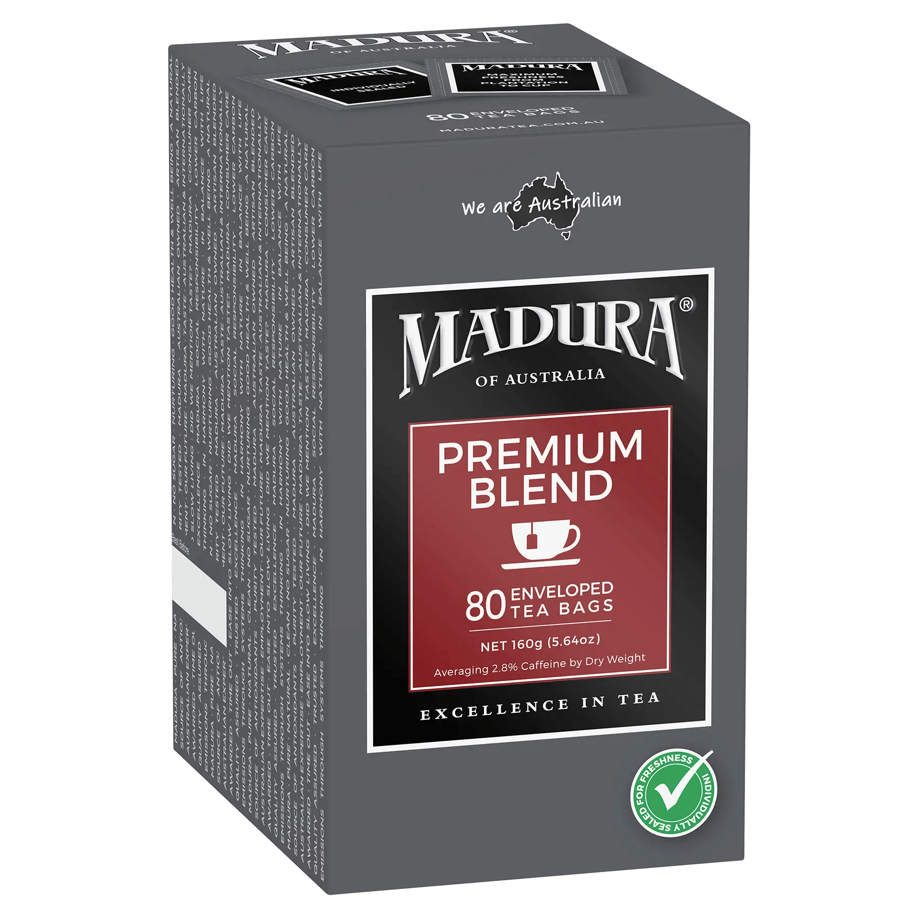 Premium Blend 80 Enveloped Tea Bags - Madura Tea Estates